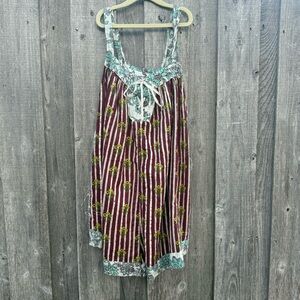 NWT Free People Port Au Prince One Piece Romper XS Boho Beach